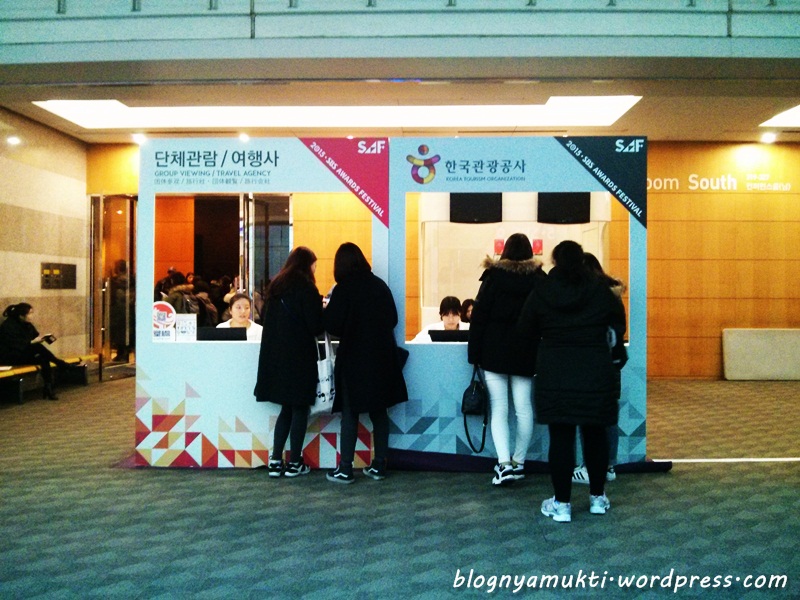 Tiket Booth - SBS Awards Festival - blognyamukti.wordpress.com
